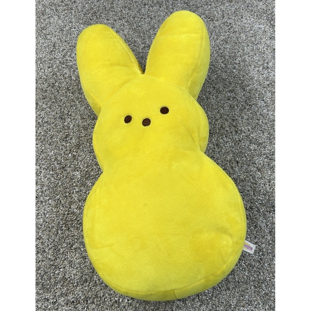 Peeps Yellow Bunny Rabbit 15" Plush Soft Toy Stuffed Animal 2020‎